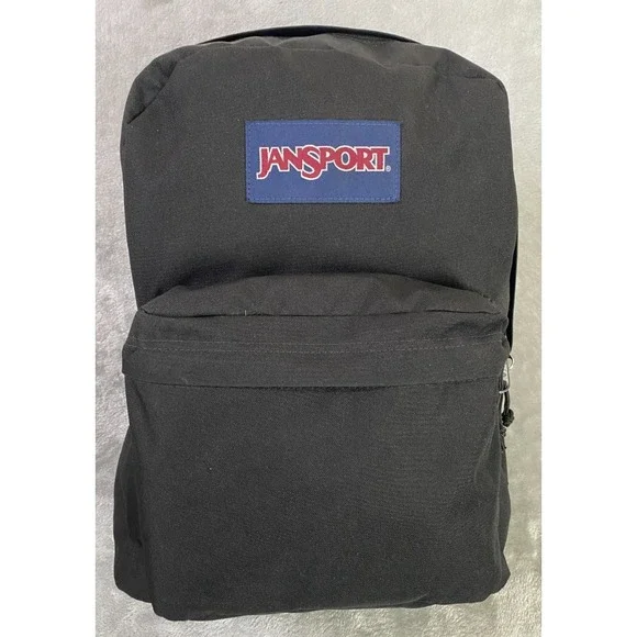 JanSport Backpack Adult OSFM Black SuperBreak Classic School Travel Bag
