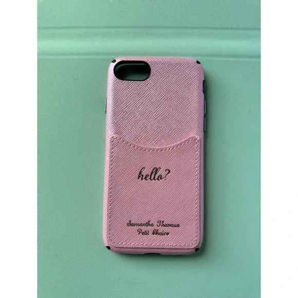Samantha Thavasa‎ Petit Choice Pink Hello Card Holder iPhone Case Cover