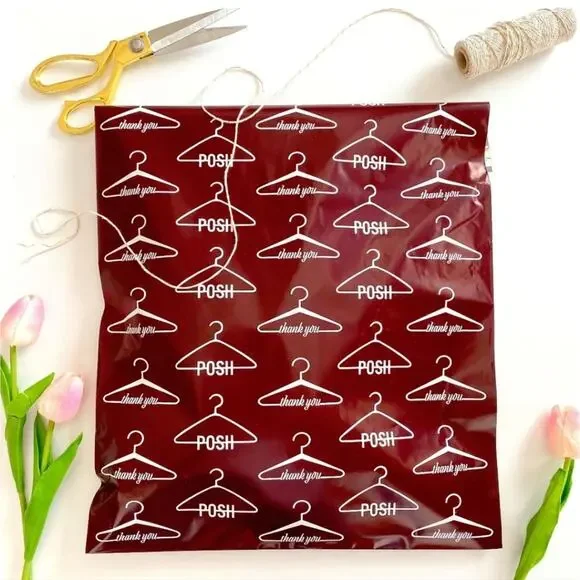 25 Posh Hanger #SmileMail Designer Self Sealing Poly Mailers 10x13