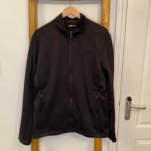 The North Face Men's Lightweight Full Zip Jacket Black Large Gorpcore Outdoors