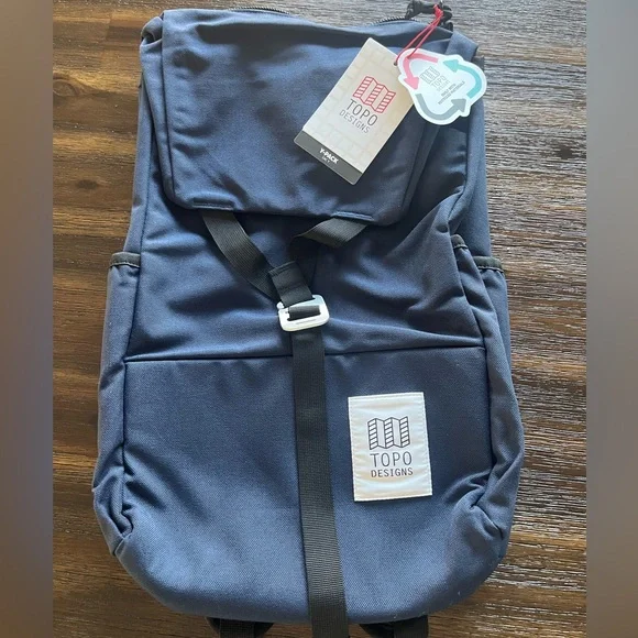 Topo Designs Y-Pack Backpack in Navy Blue