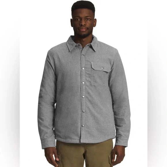 The North Face Campshire Shirt Fleece Lined Grey size medium