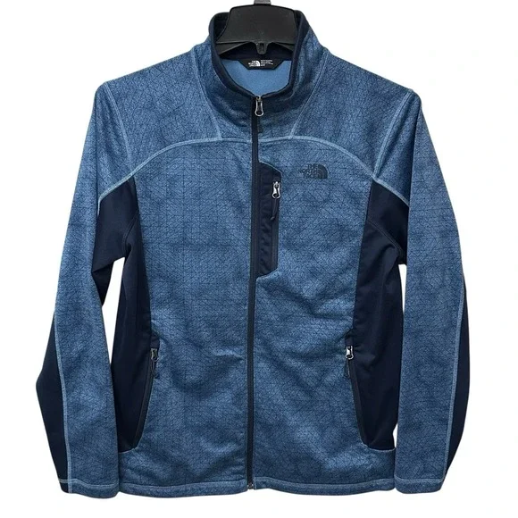 The North Face‎ NF0A37JU Fleece Shell Jacket Abstract Geo Full Zip Mens Size M