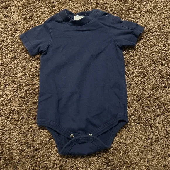 Navy onesie