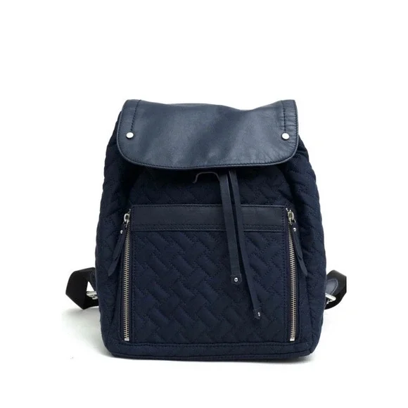 Cole Haan Quilted Nylon Backpack Black