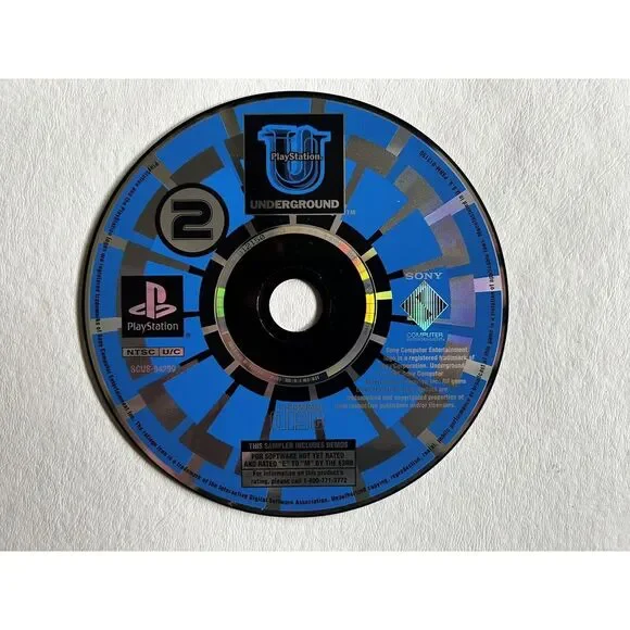 Playstation Underground # 2 Playstation 1 PS1 PSX Game Disc Only