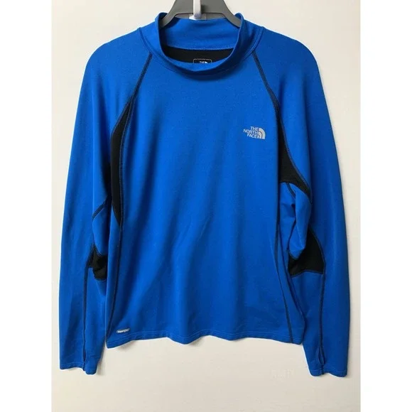 The North Face Flight Series Men Long Sleeve Performance Shirt Blue L Vaporwick