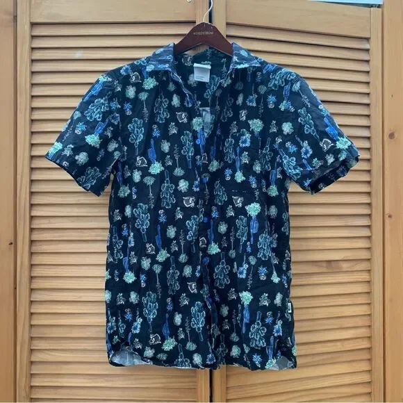 The North Face Cactus Print Button Up Size Small