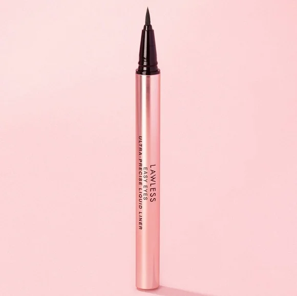 LAWLESS Ultra Black Coco Brown Precision Liquid Eyeliner Brush Tip - NEW