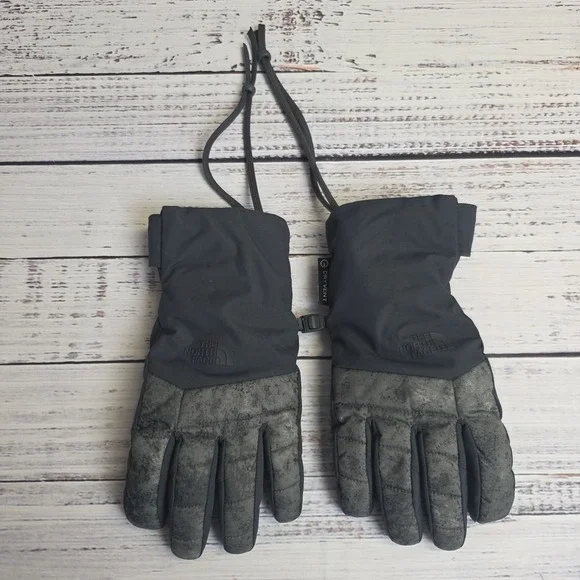 The North Face Gloves Unisex Medium‎ Black Camo DryVent Insulated Waterproof