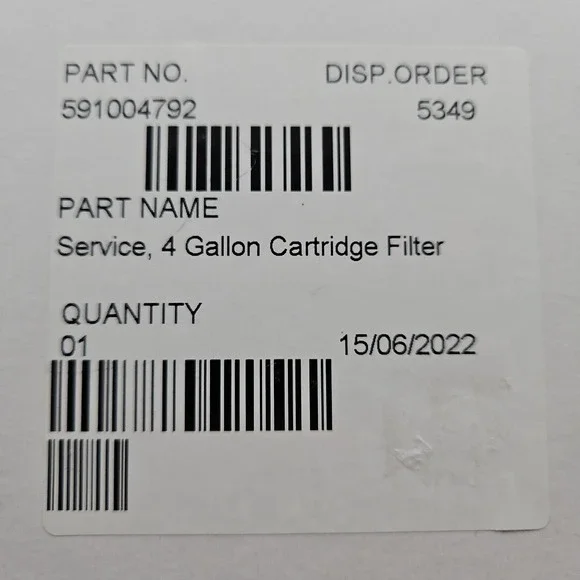 Cleva 591004792 4 Gallon Wet/Dry Vac Cartridge Filter Fits Craftsman 17810