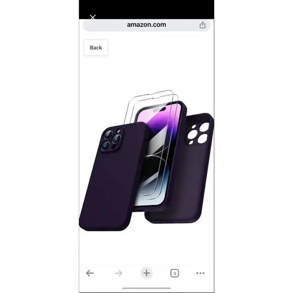 iPhone 14 Pro Max Case 6.7 Dark Purple Ornato NEW
