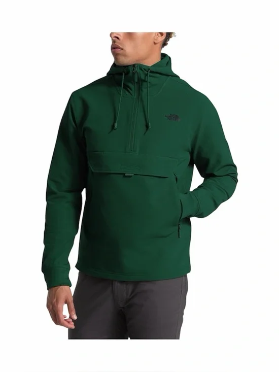 The North Face Men’s Tekno Ridge 1/4 Zip Fleece Hoodie Jacket XL Green