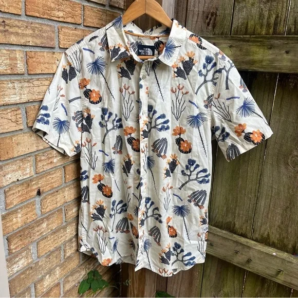 The North Face Beige Floral Men's Shirt