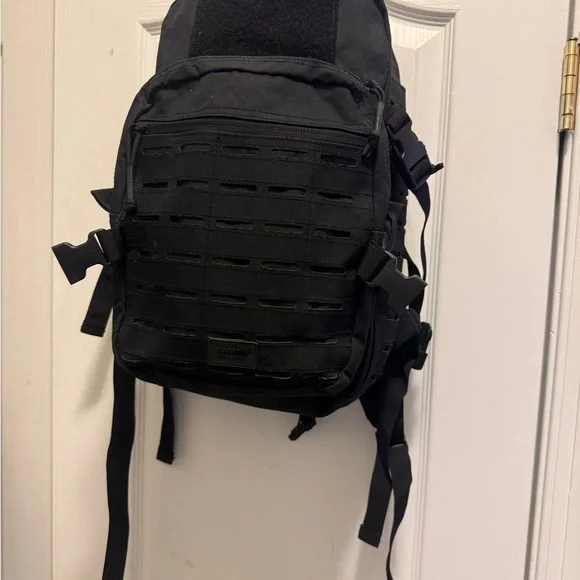 Tactical Black Backpack