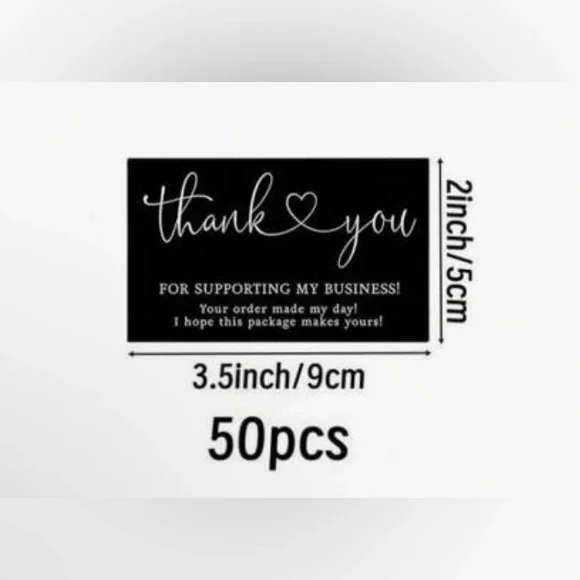 Thank you cards 50pieces NEW