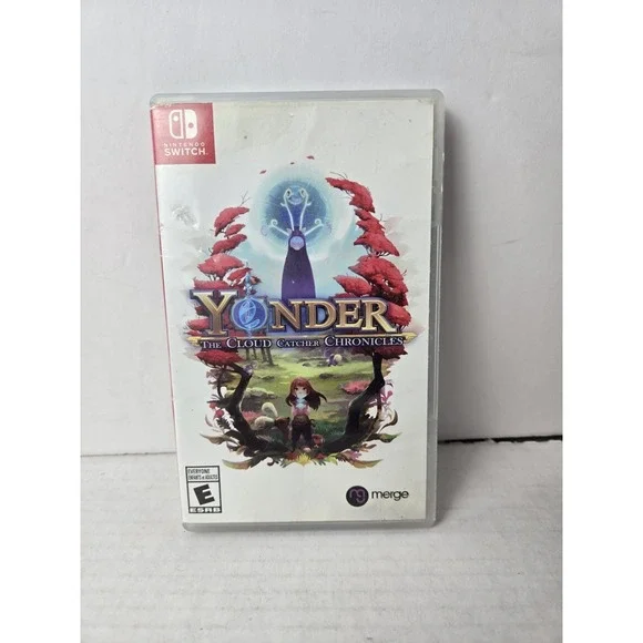 Nintendo Switch‎ game Yonder The Cloud Catcher Chronicles with case