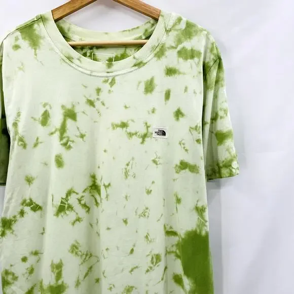 The North Face‎ green tie dye tee