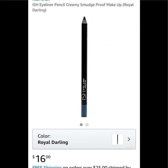 ISH‎ eyeliner in Royal Darling ( dark blue)