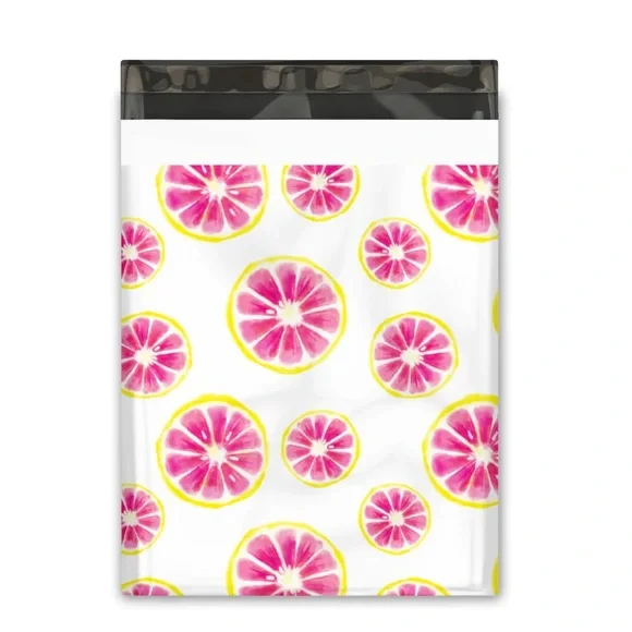 Pink Citrus Poly Mailers 10x13 Pack of 25