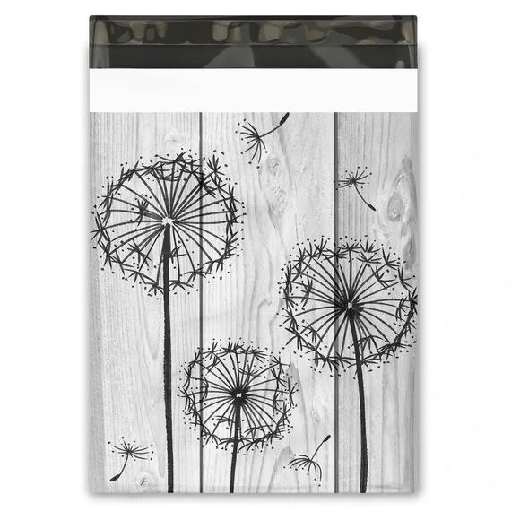 Dandelion Designer Poly Mailer’s 10x13 Pack of 25