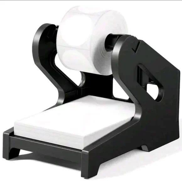 Thermal Shipping Label Holder, 4x6. For‎ Rolls and Fanfold Labels (Black)