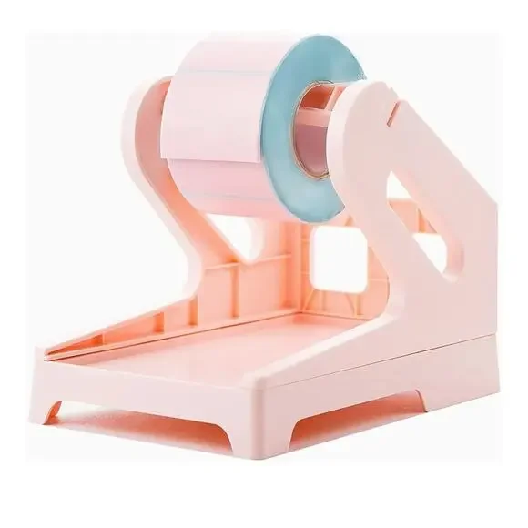 Thermal Shipping Label Holder, 4x6. For Rolls and Fanfold Labels‎ (Pink)