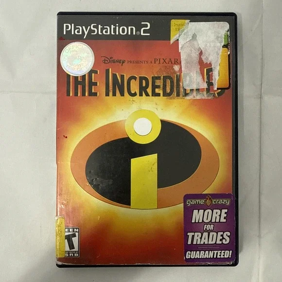 The Incredibles Sony‎ PlayStation 2 Disney Pixar Game