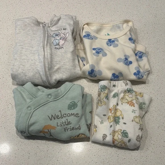 Disney Newborn Bundle - 4 Pieces