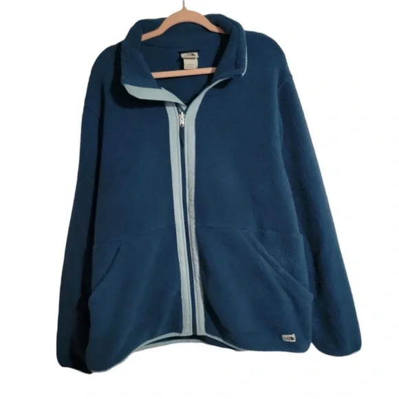❤️The North Face - Teal Full Zip Fleece Jacket - XL