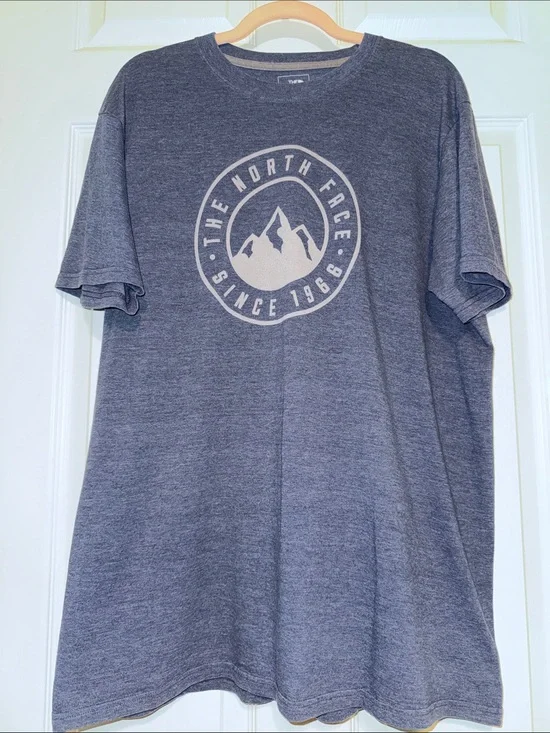 The North Face Men's Heather Gray Logo T-Shirt