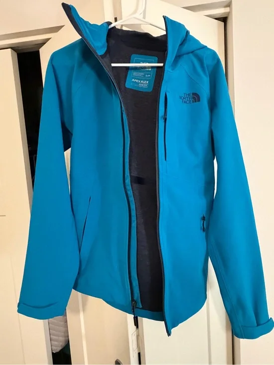 The North Face Blue Apex Flex Softshell Jacket
