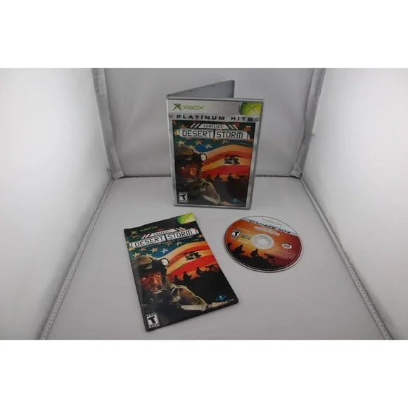 Conflict:‎ Desert Storm Platinum Hits (Microsoft Xbox, 2002) CIB Complete Tested