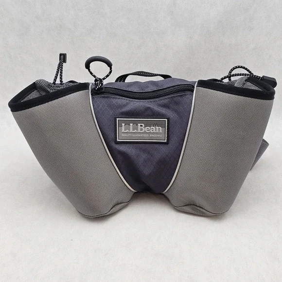 NWT L.L. Bean Multi Sport Fanny Pack 2 Bottle Holder Camping Hiking Waist Bag