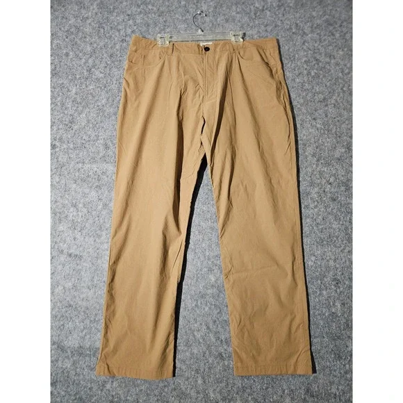 The North Face Khaki Sprag 5-Pocket Nylon Blend Pants Men's Size 40 NF0A3BE3