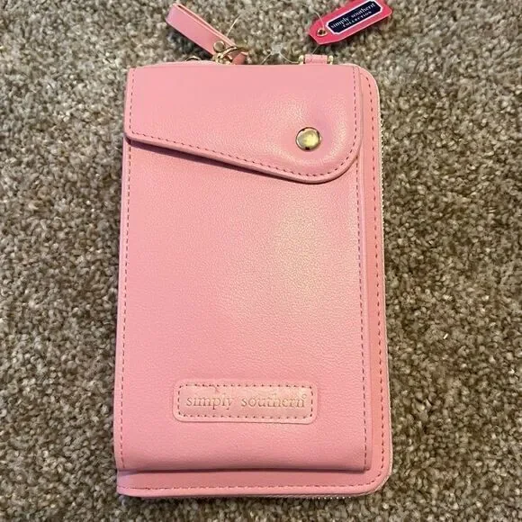 Simply Southern Wallet with‎ Phone Case Pink