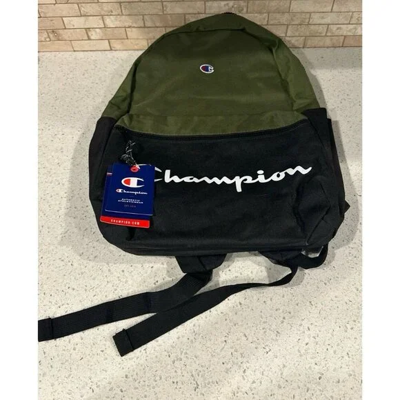 NEW Champion Men's Manuscript‎ Backpack Olive/black