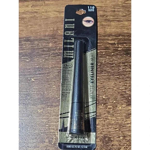 Milani Matte Eyeliner 110 Blackest Black Long Lasting 17hr Weae 0.085 Fl . Oz‎