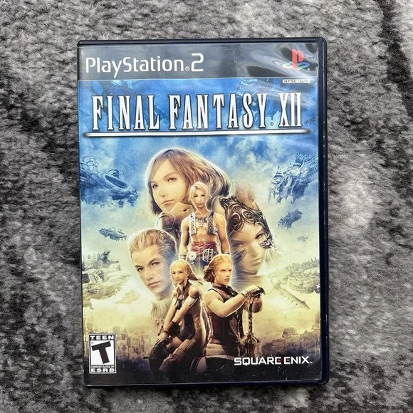 Final Fantasy XII (Sony PlayStation 2, 2006) Complete W/ Manual Disc Looks New