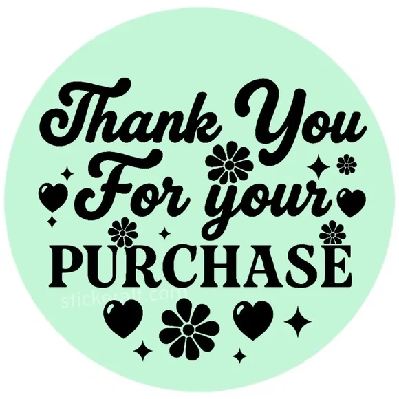 Thank You for Your Purchase Stickers – 2