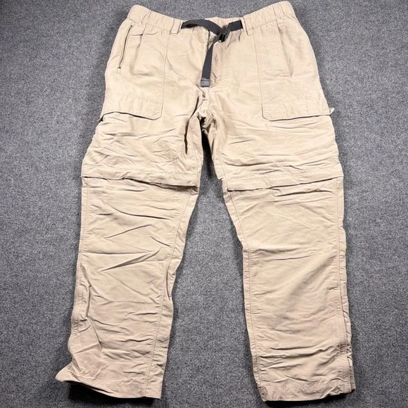 The North Face Convertible Cargo Pants Zip Off Mens XL 38