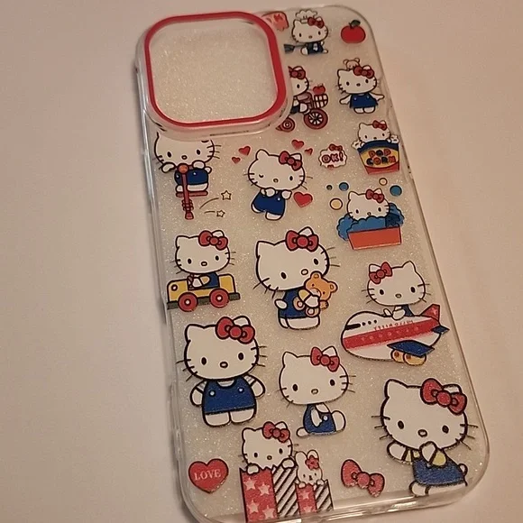 Brand new Apple IPhone 16 Pro Max Hello Kitty Silicone Phone case