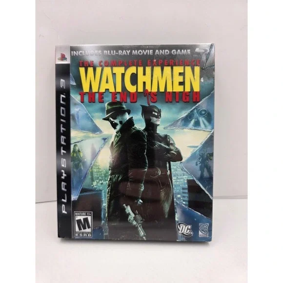Watchmen The End Is Nigh PS3 Blu-Ray Movie Game Complete Experience 2 Disc Set