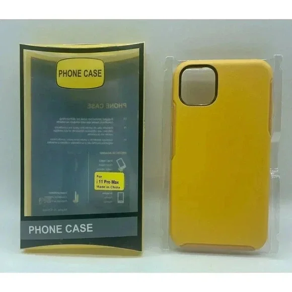 Krichit Symmetry Series Case Compatible With iPhone‎ 11 Pro Max Rugged Yellow