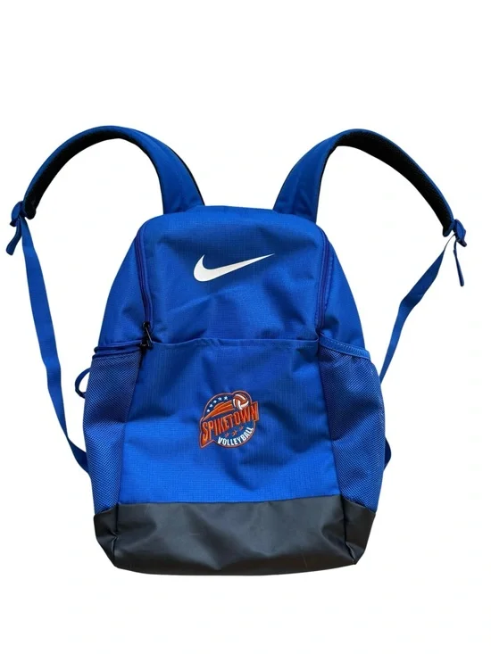 Nike Backpack Royal Blue Black Training Gym School Volleyball Team Logo