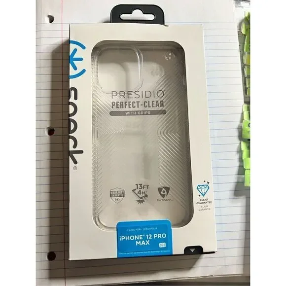 Speck Presidio Perfect Clear With Grips IPhone 12 Pro Max Case