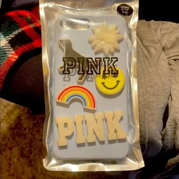 HTF light up iPhone phone case vs PINK