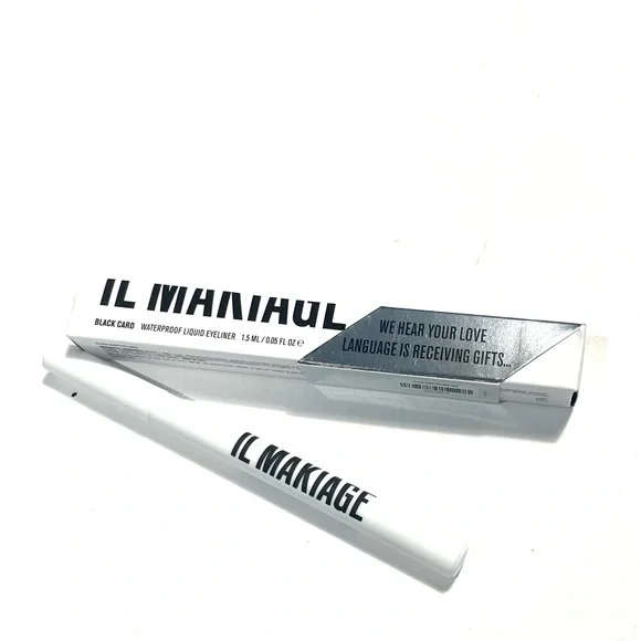 NEW: IL MAKIAGE Black Card Liquid Eyeliner in White Packaging