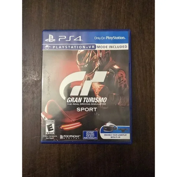 Gran Turismo Sport - PlayStation 4 PS4 PSVR - Virtual Reality VR Driving Game