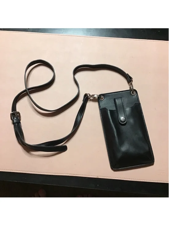 Madden Girl Black Phone Case Crossbody Purse Bag Steve Madden